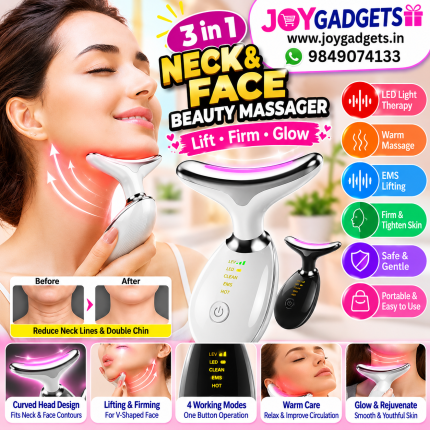 Massager For Face And Neck, Double Chin Remover Skin Massager