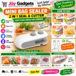 Mini Sealing Machine 2 in 1 USB Rechargeable
