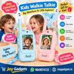 Children's Talking Toy with Camera, Blue and Pink