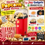 Hot Air Popcorn Maker, Electric Oil-Free Popcorn Machine