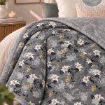 Ultrasonic  Reversible Double Bed AC  Comforters by  Size: 90x100 inches Fabric: Imported Glace Cotton (Cotton Feel)