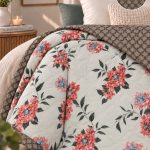 Ultrasonic  Reversible Double Bed AC  Comforters by  Size: 90x100 inches Fabric: Imported Glace Cotton (Cotton Feel)