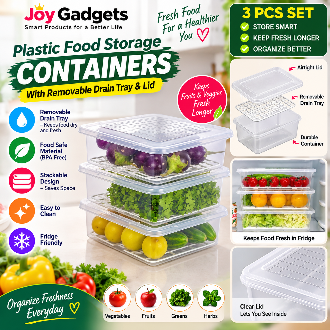 file_0000000008cc8211b627eac21dd7d9d2 Food Storage Containers With Removable Drain Tray And Lid (3 Pcs Set) - Image 1