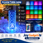 Crystal Touch Lamp - 16-Color Rose Diamond LED Table Light