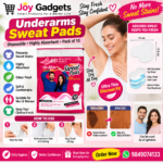 Underarms Sweat Pads Disposable Highly Absorbent Pads Cotton (Pack Of 10)