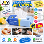 Kitchen Cleaning Wipes | Strong Decontamination Kitchen Wipes