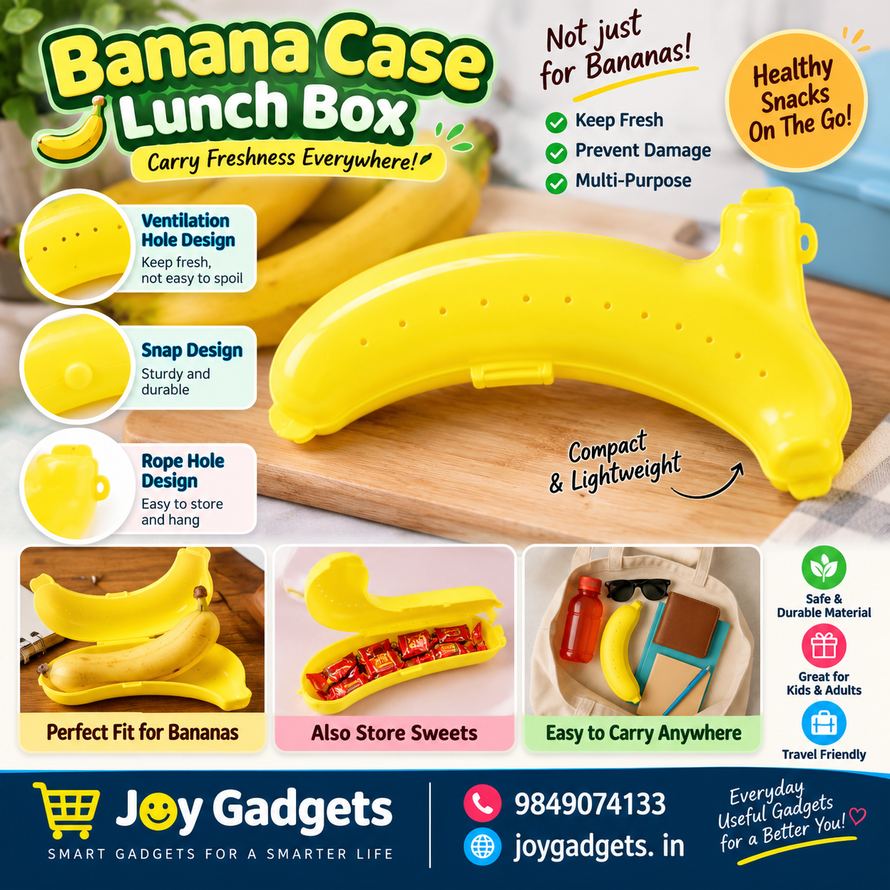 file_00000000dcb48207aed94aba6a62d95a Banana Case Lunch Box Yellow - Image 1
